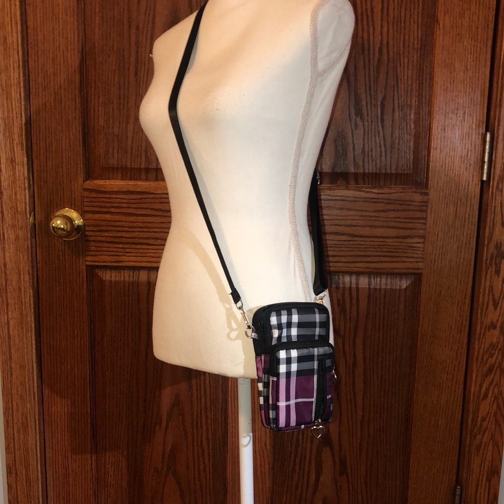 Purple and Black Mini Bag - Picture 10 of 15